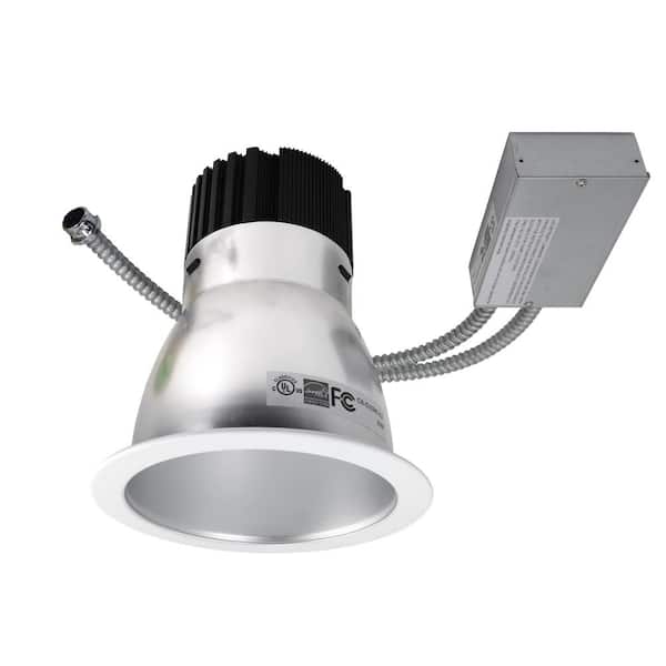 NICOR NICOR 8 in. Satin (3500K) Commercial LED Recessed Downlight Retrofit Kit with 2060 Lumens