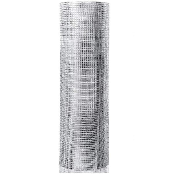 Tunearary 48 in. x 10 in. x 10 in.1/4 in. 23-Gauge Hardware Cloth Silver Iron Mesh Cage Rolled Square Chicken Coop Garden