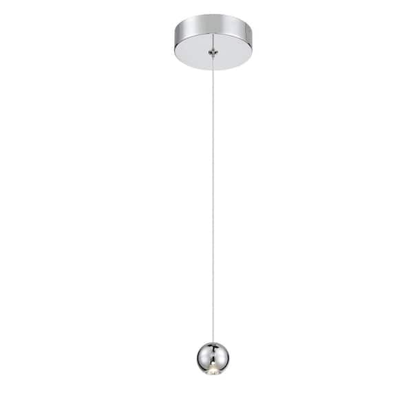 George Kovacs Itty 4-Watt 1-Light Chrome Statement Integrated LED Mini ...