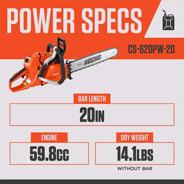 Have a question about ECHO 20 in. 59.8 cc Gas 2-Stroke X Series