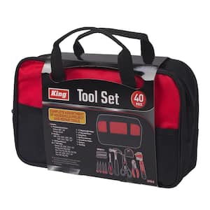 40-Piece Tool Set With Tool Bag