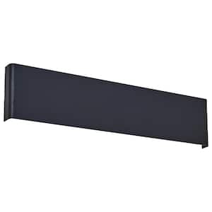 Isabelle 24 in. Black LED Wall Sconce