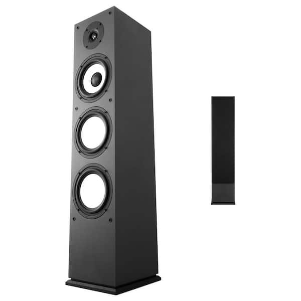 Floorstanding Speaker 2-Way Floor-Standing Tower Speaker with 1-Inch Tweeter 6.5 in. Woofer 200W Peak Power 70Hz-20kHz