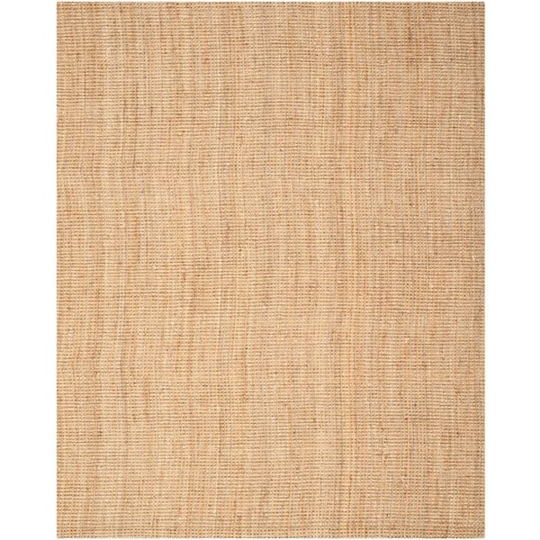 Natural Fiber 10 ft. x 14 ft. Natural Woven Border Area Rug