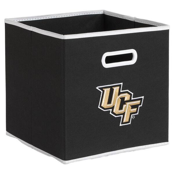Unbranded College STOREITS University of Central Florida 10-1/2 in. W x 10-1/2 in. H x 11 in. D Black Fabric Storage Bin