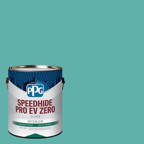 PPG Speedhide Pro EV Zero 1 gal. PPG1231-5 Artesian Well Semi-Gloss Interior Paint