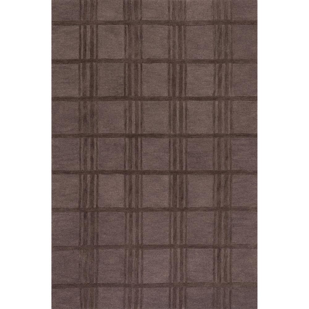 Mallory Plaid Wool Dark Brown 4 ft. x 6 ft. Indoor/Outdoor Patio Rug price history on PriceWatchPro