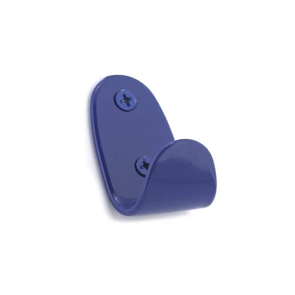 Nystrom 2-1/16 in. (53 mm) H Blue Metal 11 lb. Load Capacity Modern Hook