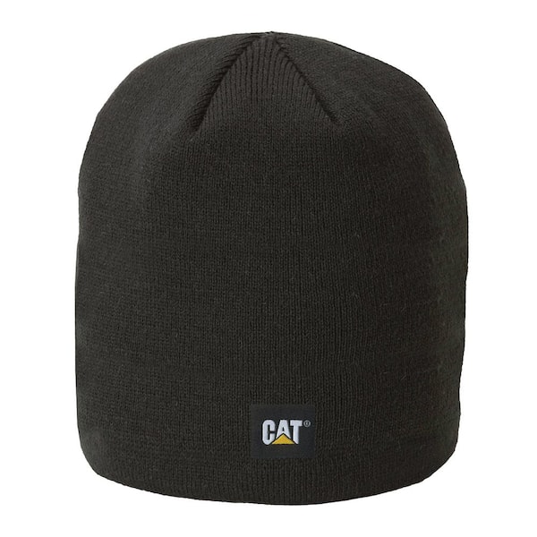 Caterpillar Logo Men's One Size Black Acrylic Knit Hat
