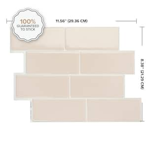 Metro Tripoli 11.56 in. x 8.38 in. Vinyl Peel and Stick Tile (2.21 sq. ft. / 4-Pack)