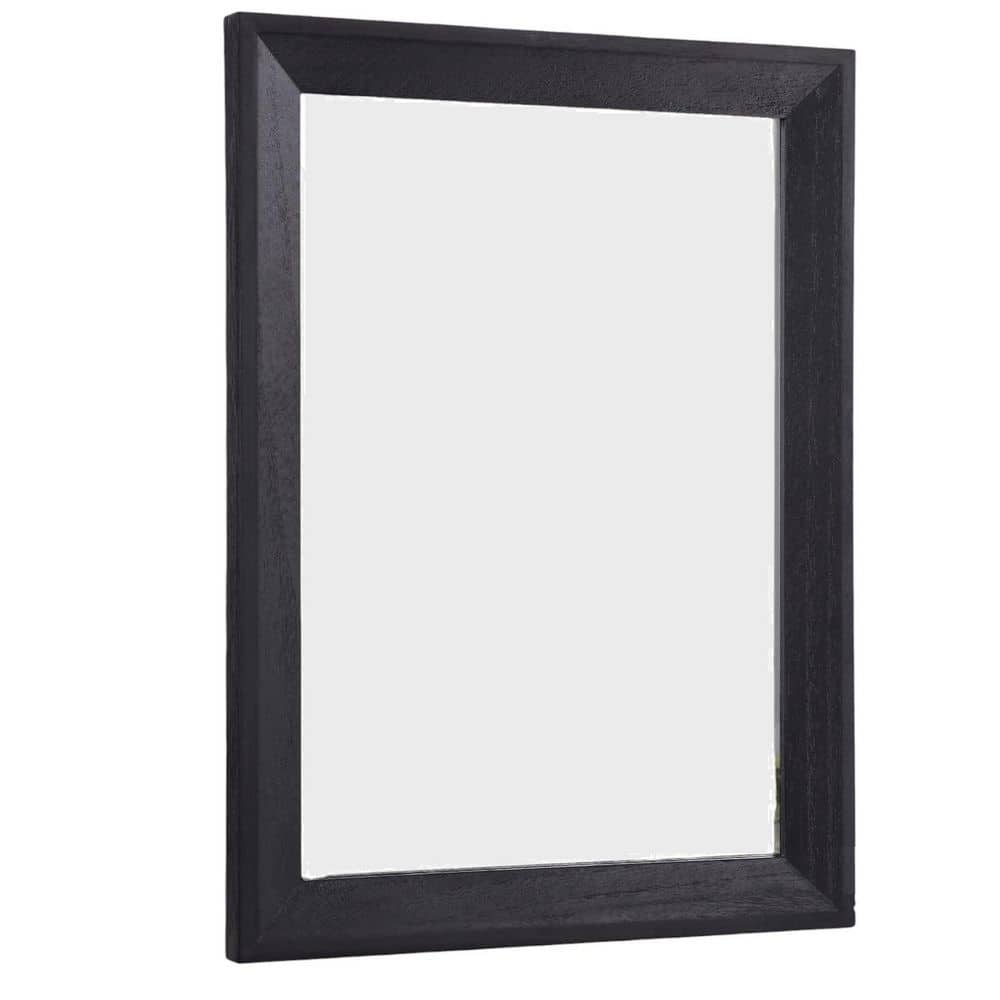 12 in. W x 16 in. H, Rectangular Wooden Frame Wall Mounted Bathroom Vanity 