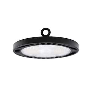 11 in. Round 400-Watt Equivalent Integrated LED Dimmable Bronze High Bay Light, 22000 Lumens, 5000K Daylight