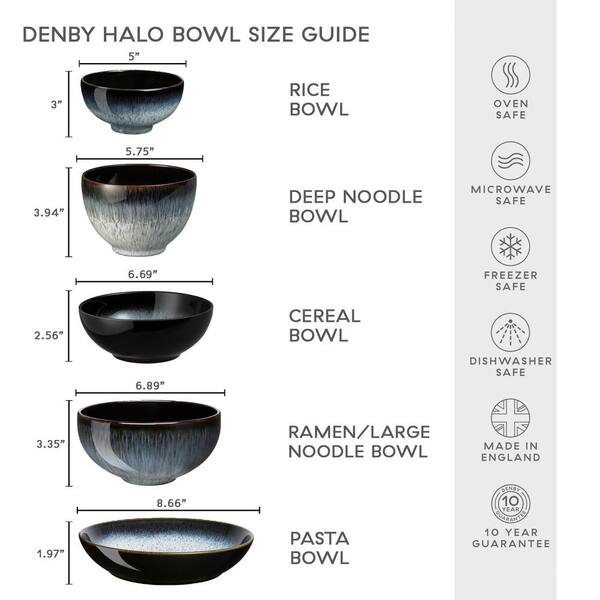 Denby Halo Rice Bowl HLO-209 The Home Depot