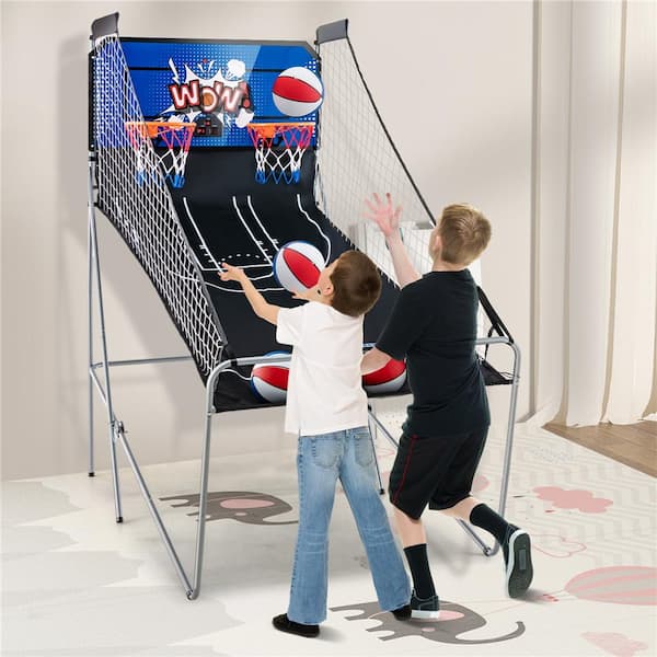 Blue 81 in. Basketball Stand (5-Pack)