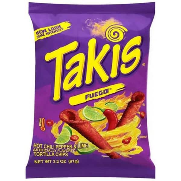 Takis Chips, 3.25oz, Fuego, Tortilla