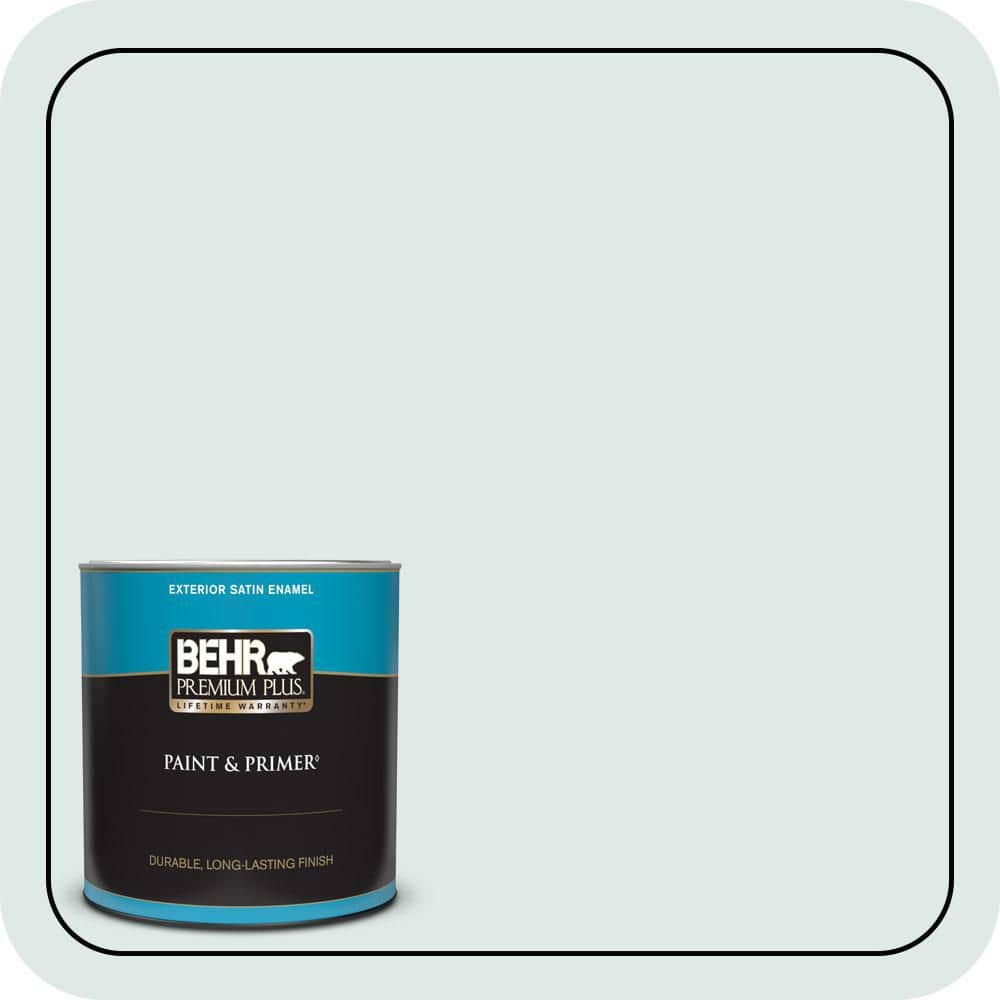1 qt. #BL-W01 Calm Satin Enamel Exterior Paint & Primer price history on PriceWatchPro