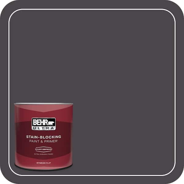 BEHR ULTRA 1 qt. #N550-7 Catwalk Extra Durable Flat Interior Paint & Primer