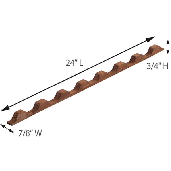 24 in. Horizontal Wood Closure Strips (5-Pack) 24 in. Horizontal Wood Closure Strips (5-Pack)