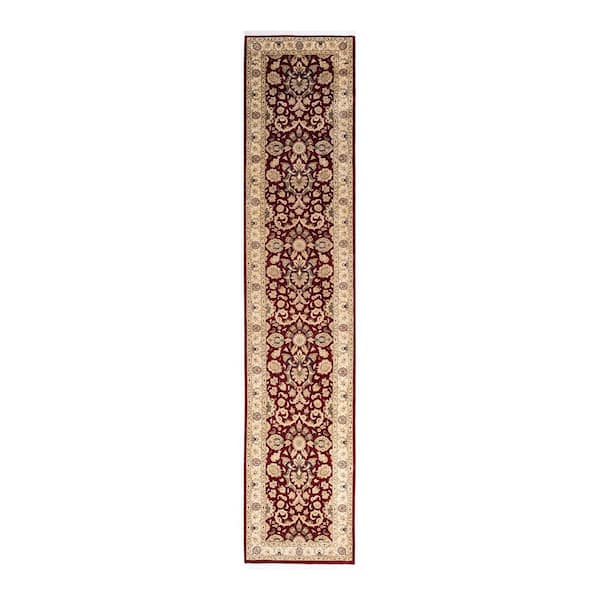 Solo Rugs Mogul One-of-a-Kind Traditional Red 2 ft. 6 in. x 12 ft. 3 in. Oriental Area Rug
