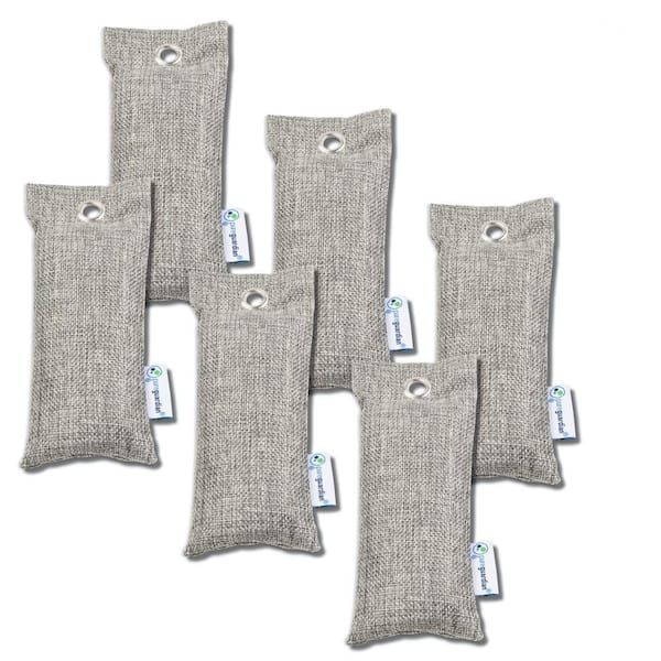 Air Purifying Bamboo Charcoal Bag, 2.6 oz (6-Pack)