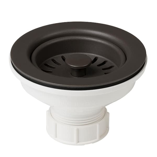 KRAUS 4-1/2 in. Kitchen Sink Strainer in Brown