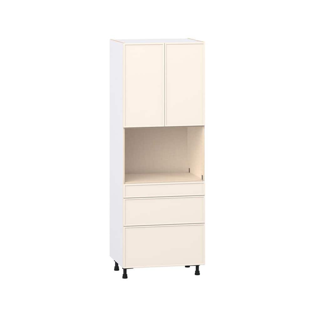 Fairview 30 in.Wx24 in.D x 84.5 in. H Assembled Slim Shaker Micro/Pantry Kitchen Cabinet in Washed Linen with 3-Drawers price history on PriceWatchPro