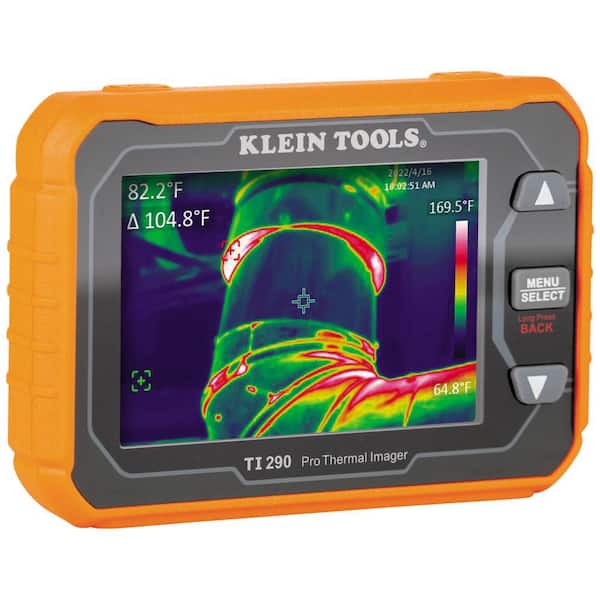 Klein Tools Rechargeable Pro Thermal Imaging Camera, 49,000 Pixels, Wi-Fi Data Transfer (TI290)