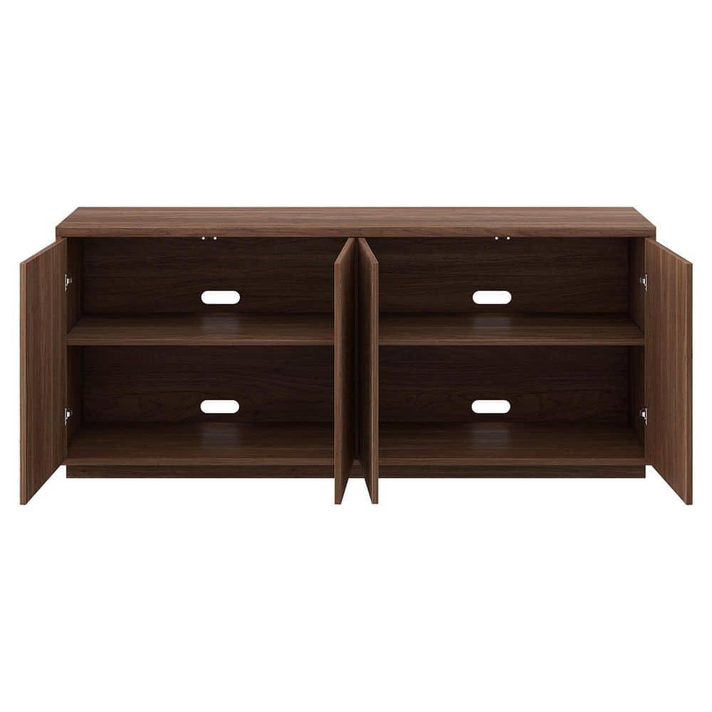 Meyer&Cross Alston Satin Walnut MDF 68 in. Buffet Table