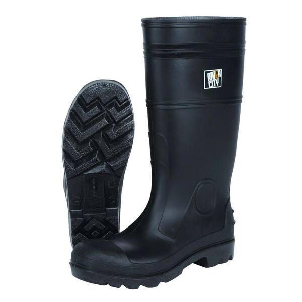 MSA Safety Works Men's Waterproof Work Boots - Soft Toe - Black Size 11(M)