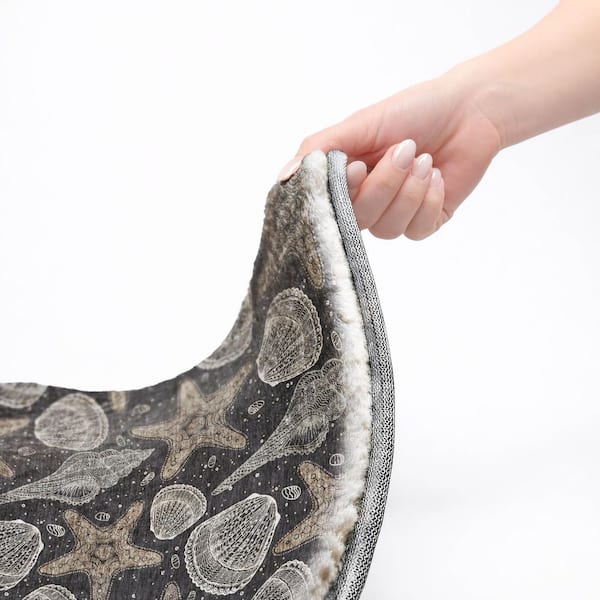 Dream Shag Premium Machine Washable Abstract ADS183 Midnight 9 ft. x 12 ft. Area Rug