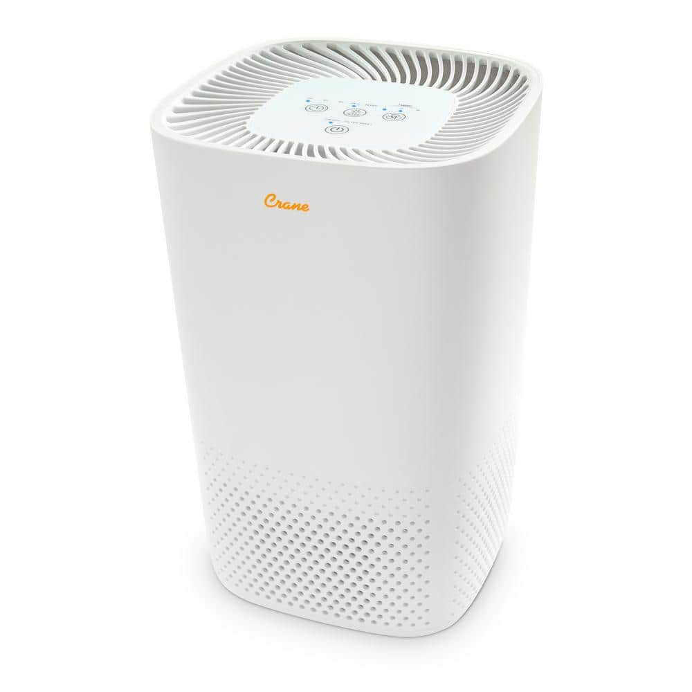 Crane True HEPA Air Purifier with Germicidal UV Light for