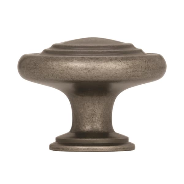 Inspirations 1-5/16 in. (33mm) Classic Weathered Nickel Round Cabinet Knob