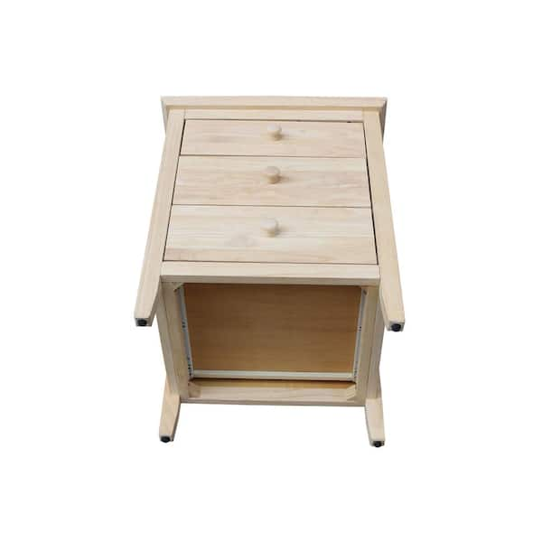 Home depot deals unfinished nightstand