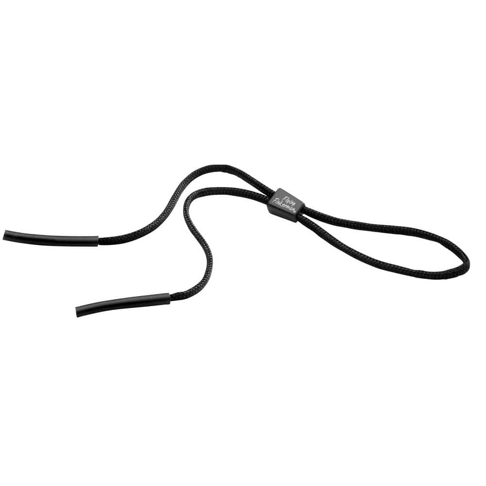 Flying Fisherman Braided Eyewear Retainer in Black 7640A - The Home Depot