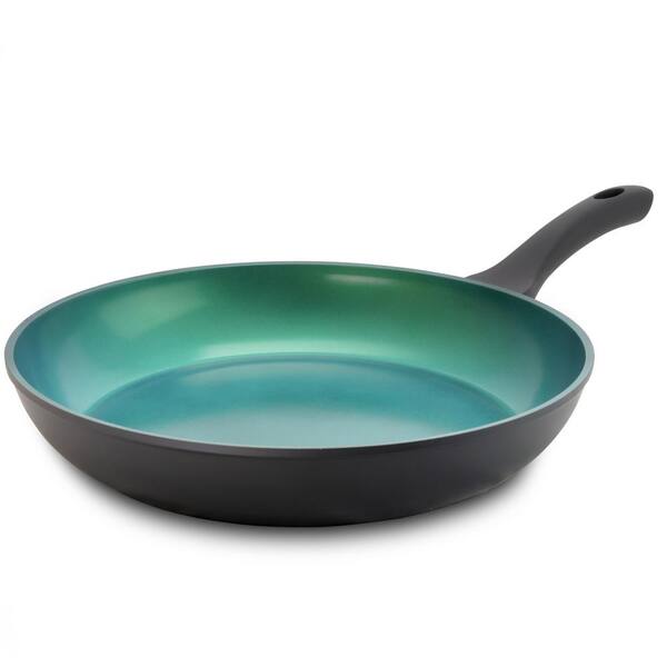 Gibson Home Equinox Matte Charcoal Grey Frying Pan