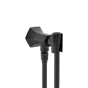 Locarno Handshower Porter with Outlet in Matte Black