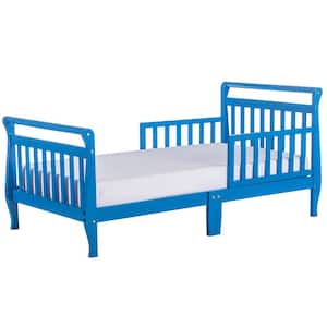 Wave Blue Toddler Sleigh Bed