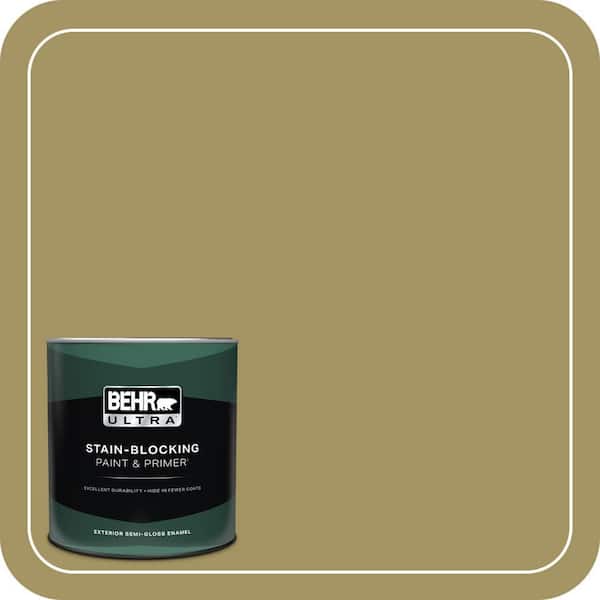 BEHR ULTRA 1 qt. #M330-6 Keemun Semi-Gloss Enamel Exterior Paint & Primer