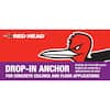 Red Head 3/8 in. x 1-5/8 in. Steel Drop-In Anchors (50-Pack) 01891 - The  Home Depot