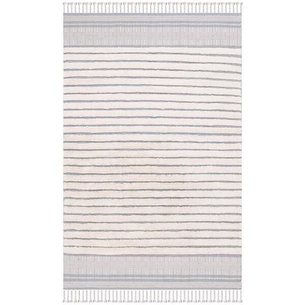 Kilim Collection 6 ft. x 9 ft. Silver/Natural Tribal Area Rug