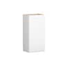 Hampton Bay Shaker 18 in. W x 12 in. D x 36 in. H Assembled Wall Kitchen Cabinet in Satin White KW1836-SSW