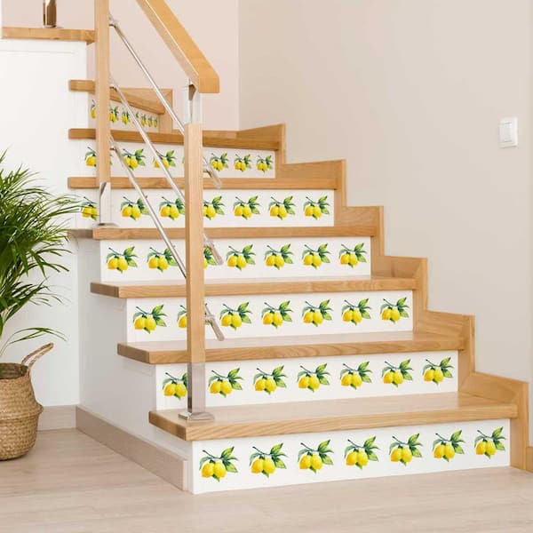 Yellow L20 8 in. x 8 in. Vinyl Peel and Stick Tile (24 Tiles, 10.67 sq. ft./pack)