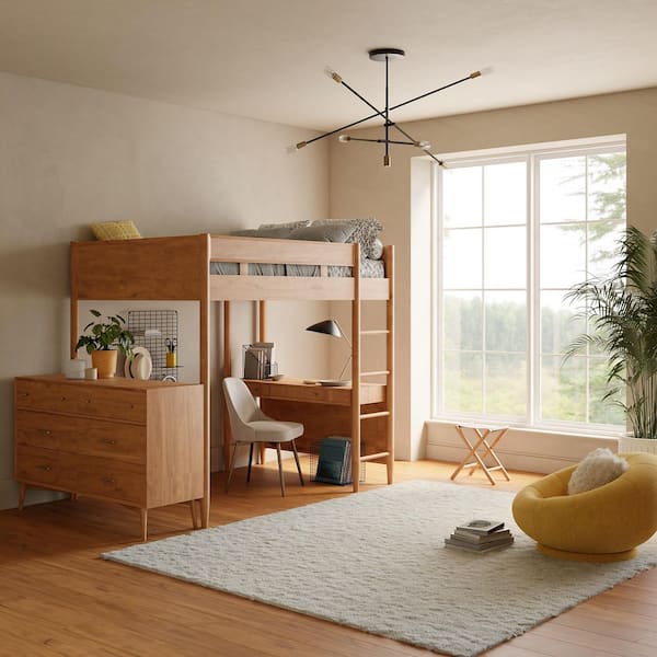 8 ft. x 10 ft. Ivory Shag Area Rug