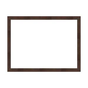 Mirror Makeover Wildwood Brown Narrow 41.25 in. W x 31.25 in. H Bathroom Mirror Frame Border Kit-Fits a 40 x 30 Mirror