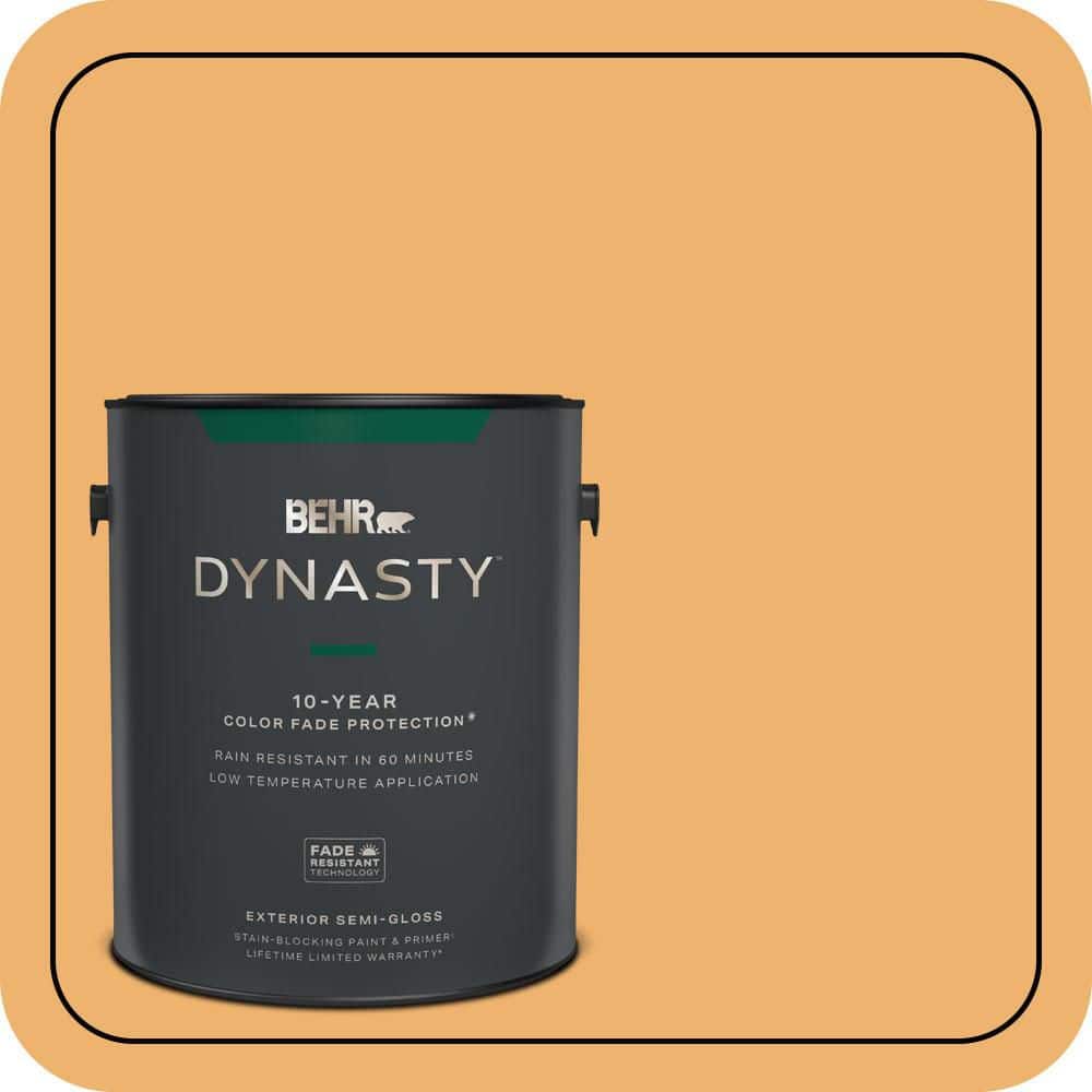 1 gal. #PPU6-03 Sunburst Semi-Gloss Enamel Exterior Stain-Blocking Paint & Primer price history on PriceWatchPro