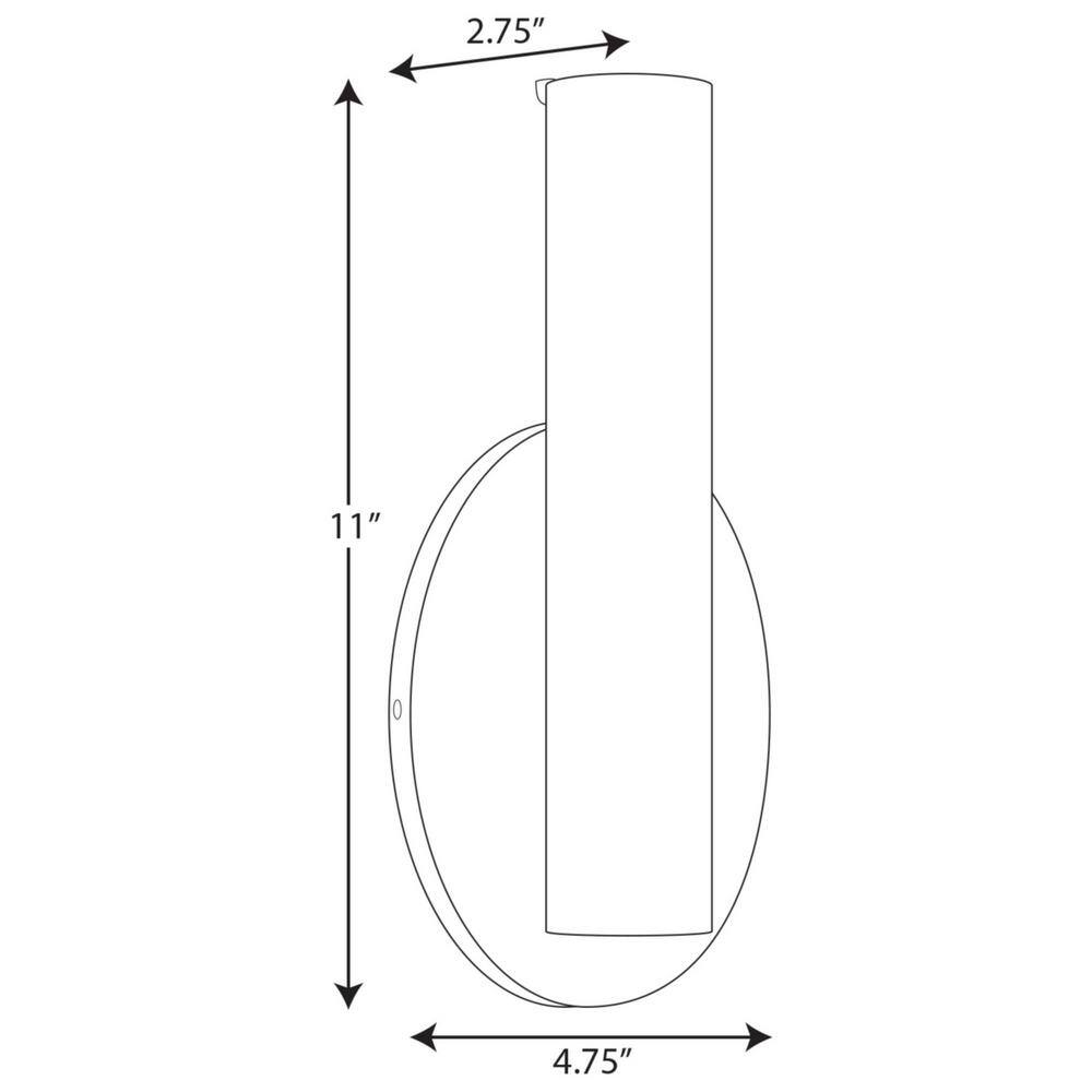 Sleek Satin Brass 11" LED Wall Sconce with Opal Glass Diffuser