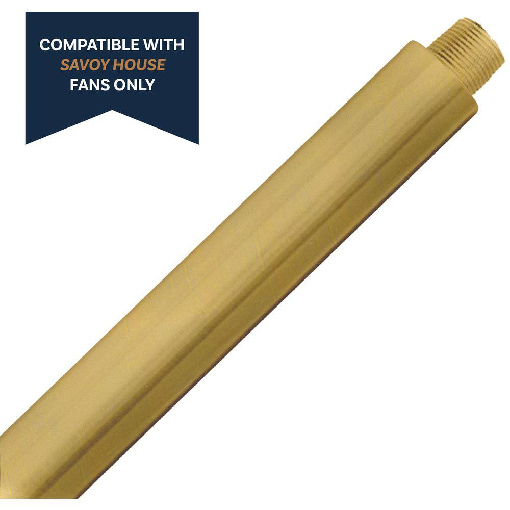 Warm Brass 9.5" Ceiling Extension Rod