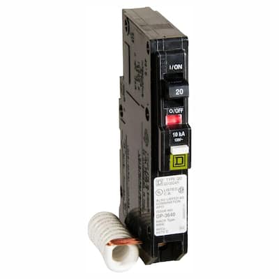 Square D QO 15 Amp Single-Pole Combination Arc Fault Circuit Breaker (9 ...