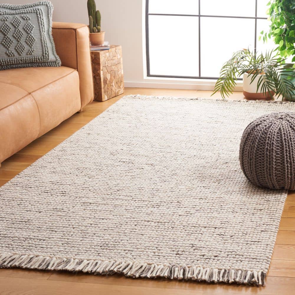 Natura 4 ft. x 6 ft. Gray/Black Striped Area Rug price history on PriceWatchPro