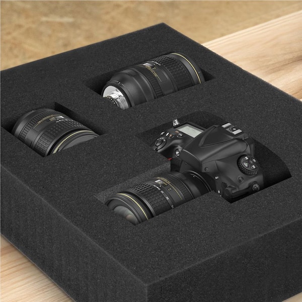 16 in. Customizable Foam Insert - Compatible with TSTAK Tool Organizer Case (2-Pack)
